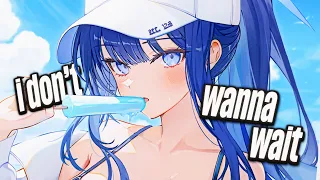 Nightcore - I Don't Wanna Wait (Lyrics) - David Guetta & OneRepublic