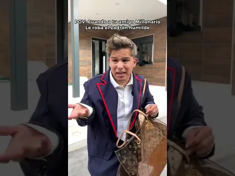 Cuando El Ladrón Humilde Le Roba A Tu Amigo El Millonario 😂🚀 Paul Ferrer #Short
