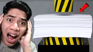 GILA! 1000 LEMBAR KERTAS HANCUR SEKEJAP SAMA MESIN TEKAN SUPER INI!