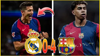 BARÇA 4-0 REAL MADRID MASTERCLASS !! LEWANDOWSKI DOUBLÉ MBAPPÉ NUL LAMINE YAMAL HISTORIQUE !