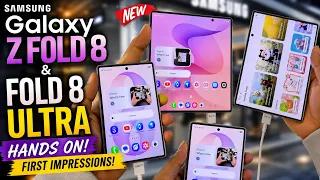 Samsung Galaxy Z Fold 8 & Fold 8 Ultra Hands-On | First Impressions! 🔥The Best Foldable Yet ? #fold8