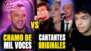 EL CHAMO DE LAS MIL VOCES vs ORIGINALES (comparación de voces) YO ME LLAMO