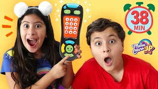 Maria Clara e JP brincam com controle mágico e outras histórias divertidas para crianças