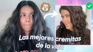 LAS MEJORES CREMAS DE PEINAR✨  // EN CABELLO ESPONJADO