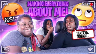 MAKING EVERYTHING ABOUT ME TO SEE SISTERS REACTION