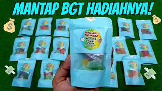 HADIAHNYA MANTAP KALI BAH!!! UNBOXING SNACK PERMEN BERHADIAH POSITIF ANTI ZONK