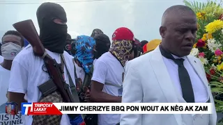 Flash! Jimmy Cherisier BBQ debake ak yon foul moun e nèg ak zam pon wouj, fè Ariel kouri