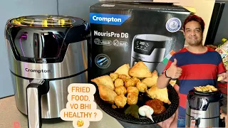 Healthy Snacking With My New Crompton Nouris Pro DG Air fryer | Unboxing And Retailed Review