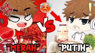 TANTANGAN 24 JAM HANYA MAKAN MAKANAN BERWARNA MERAH VS PUTIH (SPESIAL HARI KEMERDEKAAN) - GACHA CLUB