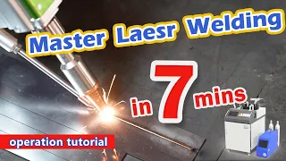 How to use Handheld Laser Welder | Beginner Tutorial | MimoWork Laser