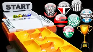 Brasileirão de Bolas de Gude - MARBLE RUNS !