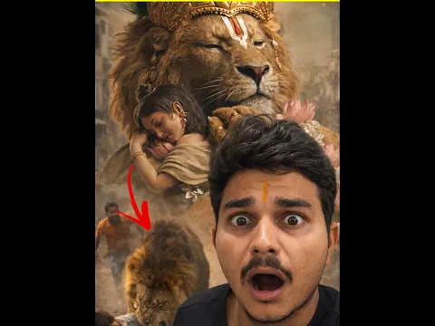 बच्चे के सामने भगवान नरसिंह आ गए #viral