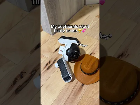 It finally broke 🤣💕 #longdistance #minirobot