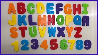 ABC SONG Letter Alphabet bathtub Letters and Numbers 1-10