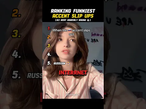 Ranking Funniest Accent Slip Ups 😭 (Part 3) #ranking #memes #funny #tiktok