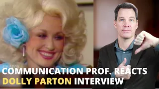 Communication Professor Reacts to Dolly Parton Barbara Walters Interview