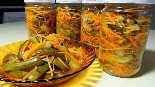 Вкуснейшие, хрустящие ОГУРЦЫ по корейски НА ЗИМУ. Готовит Ольга Ким