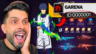 ENCONTREI A CONTA MAIS RARA DO FREE FIRE!!