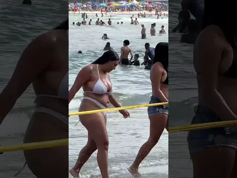 🇧🇷 Balneário Camboriú Beach A Beautiful Summer Day 4K
