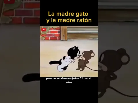 Gato y ratón quieren ser amigos #shorts #resumen #pelis #movie