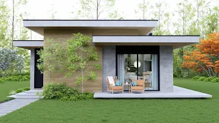 Casa Pequena e Moderna com 3 Quartos | 100m² de Praticidade