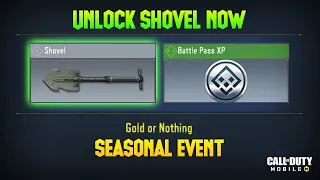 GOLD OR NOTHING SEASONAL EVENT COD MOBILE, HOW TO UNLOCK/GET SHOVEL MELEE WEAPON CALL OF DUTY MOBILE