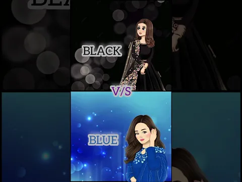 black 🖤🆚 blue 💙 dress 👗 sandal 👡 ring 💍 earnings 🌈 cake 🎂 jwellery 🖤 etc.. #shortvideo