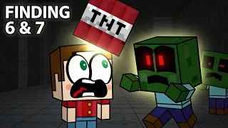 Number Craft Crazy Story Part 3 Finding Number Six And Seven! | Minecraft Animation