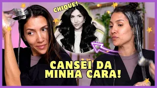 PINTEI o CABELO em CASA pra MUDAR COMPLETAMENTE MEU VISUAL!