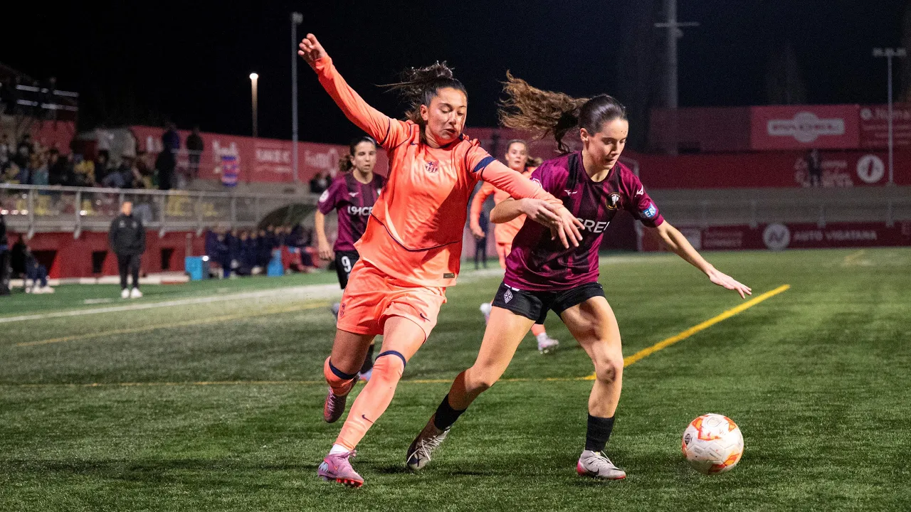 El filial del Barça deixa fora de la Copa Catalunya el Vic Riuprimer