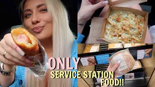 I ONLY ate SERVICE STATION foods for 24hours!! | Saffron Barker