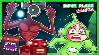 🌈 ESCAPE SIREN HEAD | Dipsy Plays Roblox Trevor Creatures 2