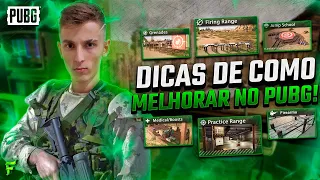 DICAS COMPLETAS DE COMO TREINAR E MELHORAR NO PUBG!! + FROGMAN SETTINGS