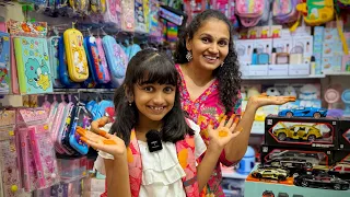 Stationery Shopping with Ammu 🛍️✏️| Cutest😍Back to School Items 2025! ||@v5familyshow
