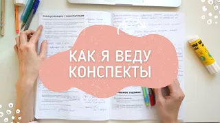 Как я веду конспекты во время обучения