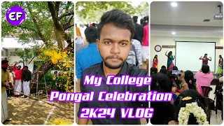 Kamaraj College of Engineering and Technology |2K24 Pongal❤️‍🔥 Celebration🎊Vlog | My First Vlog😍