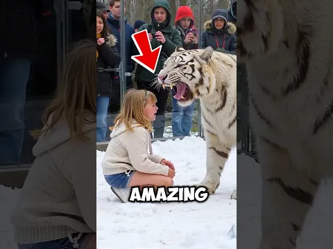 She Fell into a Tiger Den… Then THIS Happened! 🐯😱❤️