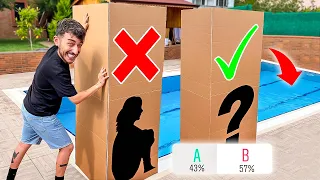 SAKIN Yanlış GİZEMLİ KUTUYU Suya İtme (Seçim Yap) ?! ​⁠@AhmetCanDündar ​⁠@siladundar1