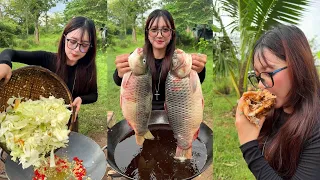 Cooking stir fried fish with vegetables yummy recipe