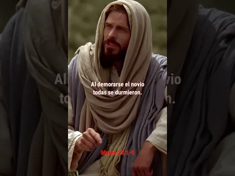 Jesús comparte la parábola de las 10 vírgenes. Pt. 1 (Mateo 25:1-9) #Shorts