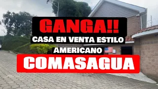 Ganga!!! 😱 Se vende Casa Estilo Americano 🇺🇸 En El Salvador 🇸🇻 en Comasagua/ $220,000 Poco Neg.