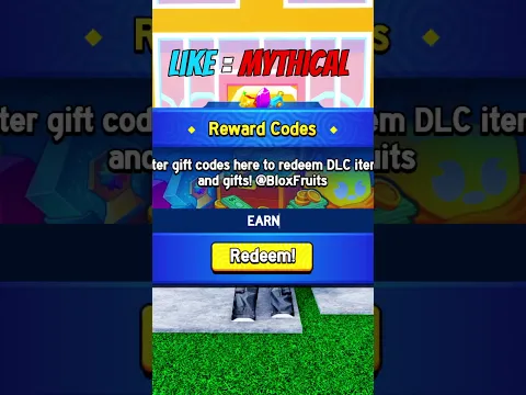 NEW Blox Fruits Codes Give MYTHICAL Rewards? 😲 #roblox #bloxfruitscodes2024