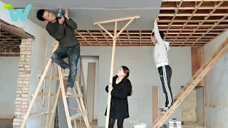 The couple renovate and repair the dilapidated two-story house to become more modern Part1 | WU Vlog