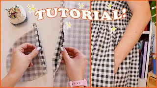 CÓMO COSER BOLSA INVISIBLE EN VESTIDOS Y PANTALONES! - COSTURA PARA PRINCIPIANTES