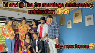 New Vlog|#@ShifaliPandey Di and jiju ka 1St Marriage anniversary😍❤celebration🎉🍾