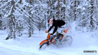 KTM SX 125  - In The Snow