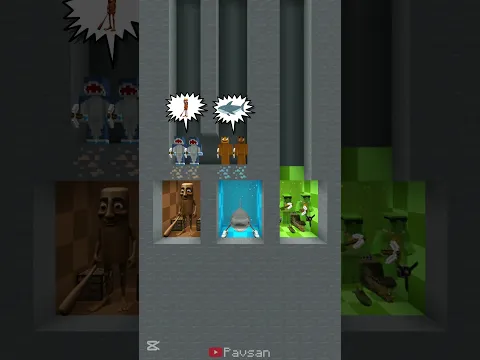 😱ПОМОГИ ТУН ТУН ТУН ШАУРУ И ТРАЛАЛЕЛО ТРАЛАЛА#minecraft #майнкрафт #herobrine #minecraftshorts #noob