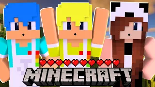 3 NOOBS JOGANDO MINECRAFT NO MODO SOBREVIVÊNCIA! 😂