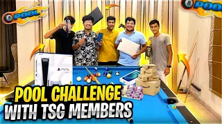 Pool Challenge With Tsg Members || Pot The Ball To Win ₹5Lakhs Gifts 😱 - Bootcamp Challenges