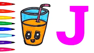 Abc Alphabet for kids | Learn abcd, alphabets song | A for apple, b for ball, Phonics song DRAW Kids